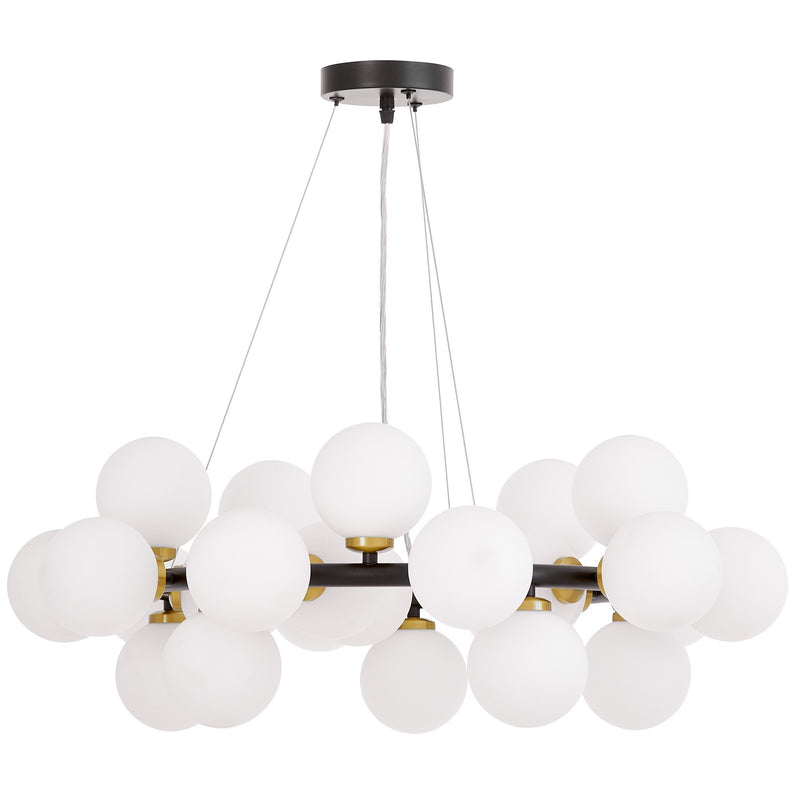 Lumina Deco Marsiada 25L chandelier G9, D 70cm