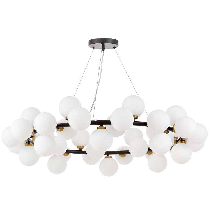 Lumina Deco Marsiada 40L pendant ceiling lamp G9, D 100cm