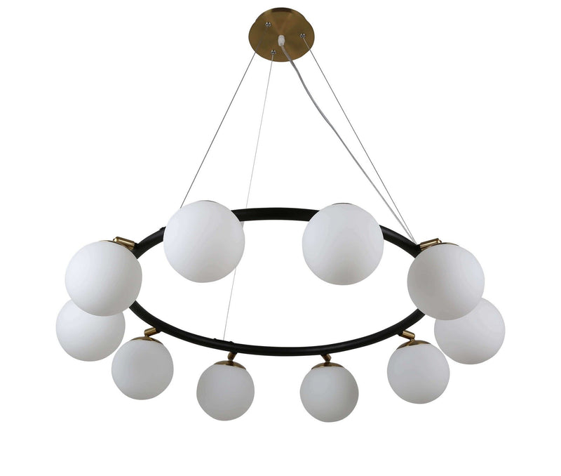 Lumina Deco Modica 10L chandelier G9, D 70cm