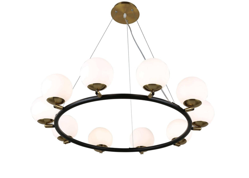 Lumina Deco Modica 10L pendant ceiling lamp G9, D 70cm