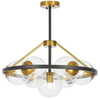 Lumina Deco Donzano 7L pendant ceiling lamp E27, D 55cm