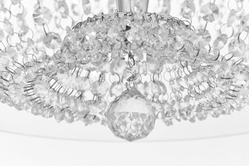 Lumina Deco Disposa 8L pendant ceiling lamp G4, D 50cm