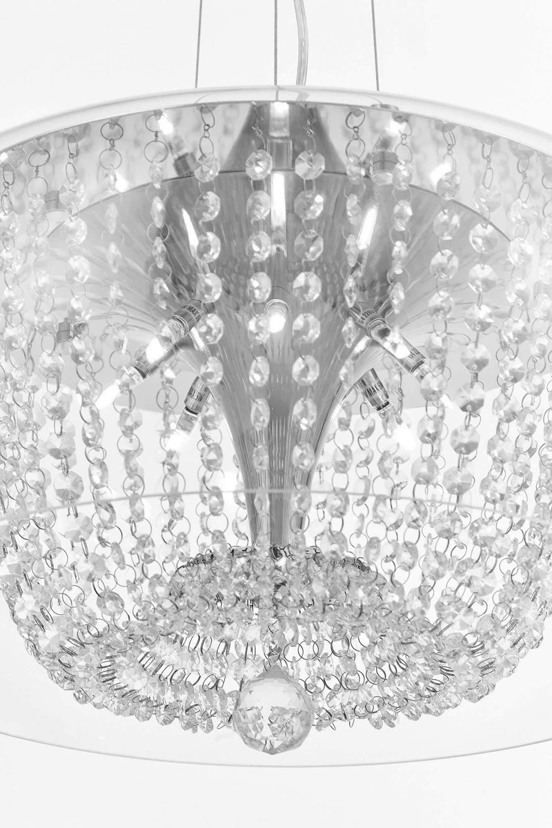 Lumina Deco Disposa 8L pendant ceiling lamp G4, D 50cm