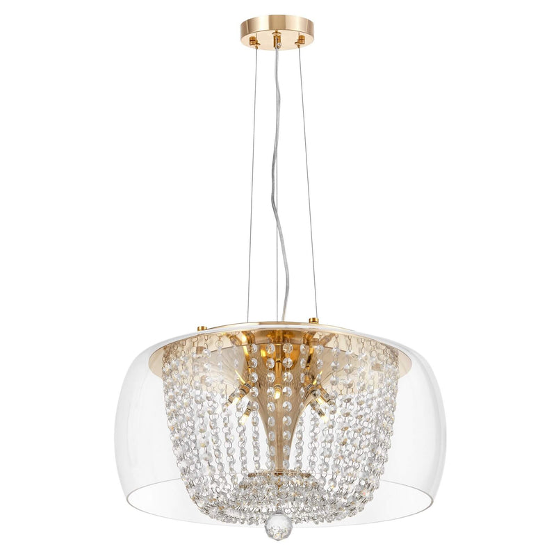 Lumina Deco Disposa 8L pendant ceiling lamp G4, D 50cm