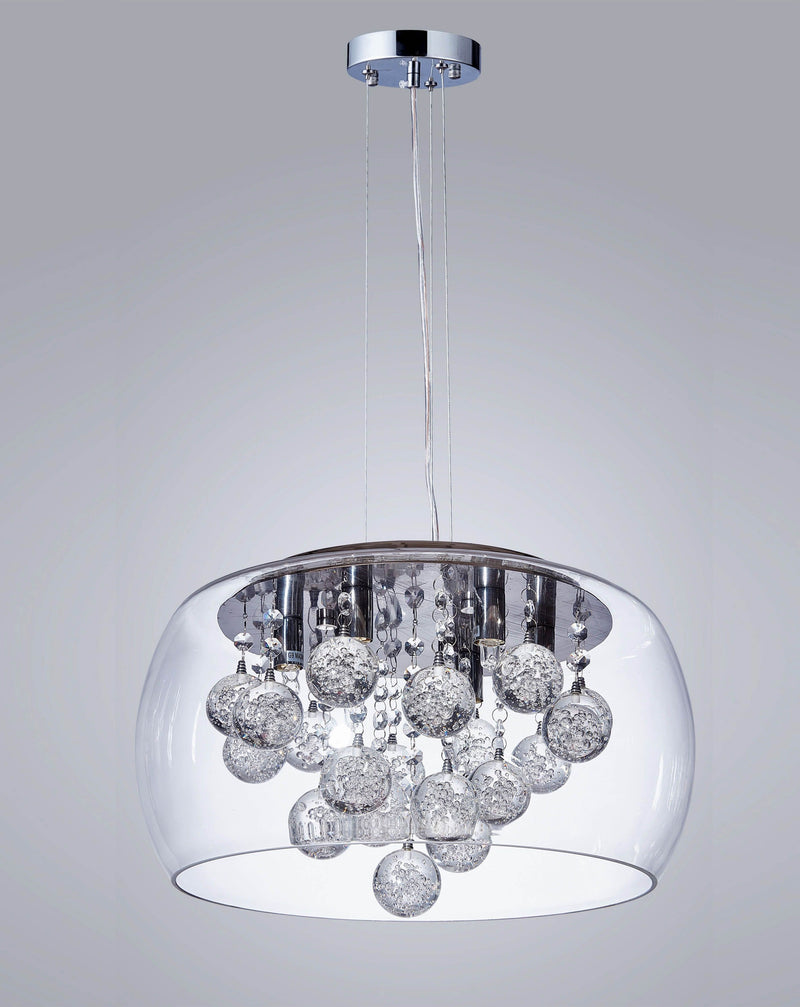 Lumina Deco Fabin 6L pendant ceiling lamp G9, D 40cm