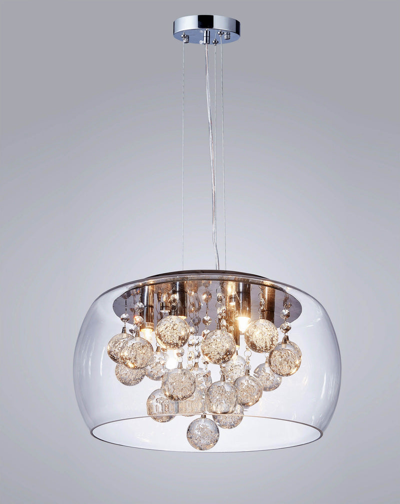 Lumina Deco Fabin 6L pendant ceiling lamp G9, D 40cm