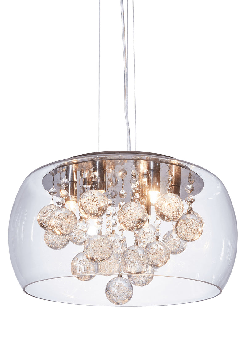 Lumina Deco Fabin 6L pendant ceiling lamp G9, D 40cm