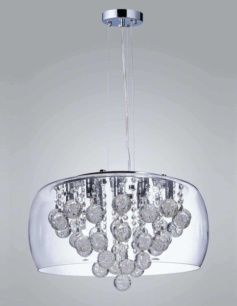 Lumina Deco Fabin 9L pendant ceiling lamp G9, D 50cm