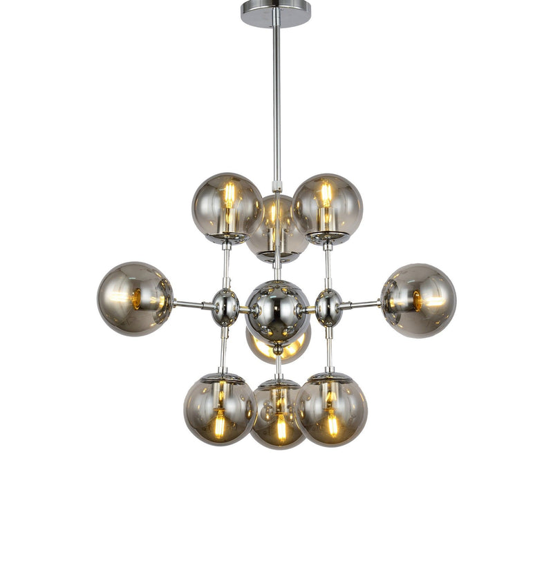 Lumina Deco Gala 9L chandelier E27, D 60cm