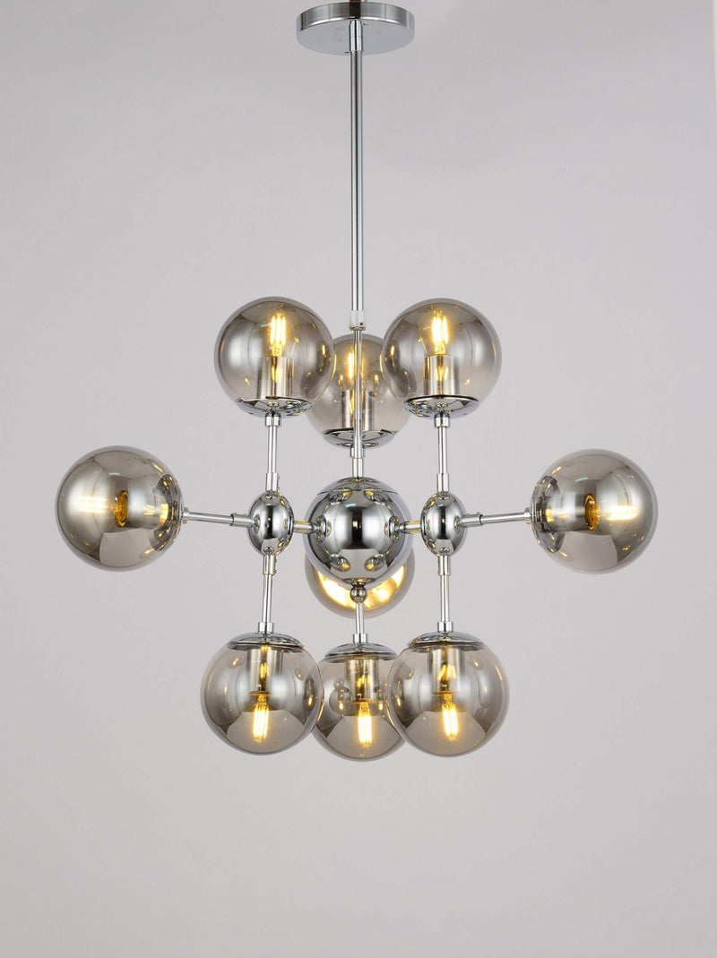 Lumina Deco Gala 9L chandelier E27, D 60cm