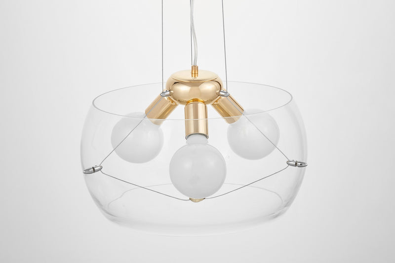 Lumina Deco Globo 3L pendant ceiling lamp E27, D 40cm