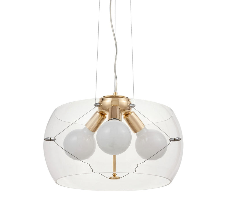 Lumina Deco Globo 3L pendant ceiling lamp E27, D 40cm