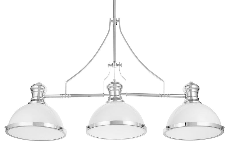 Lumina Deco Ettore 3L linear suspension ceiling lamp E27, D 33cm