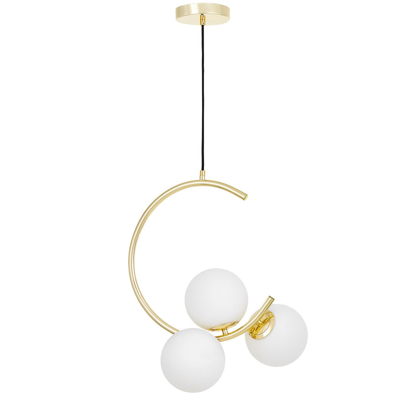 Lumina Deco Bonio 3L pendant ceiling lamp E27, H 48cm