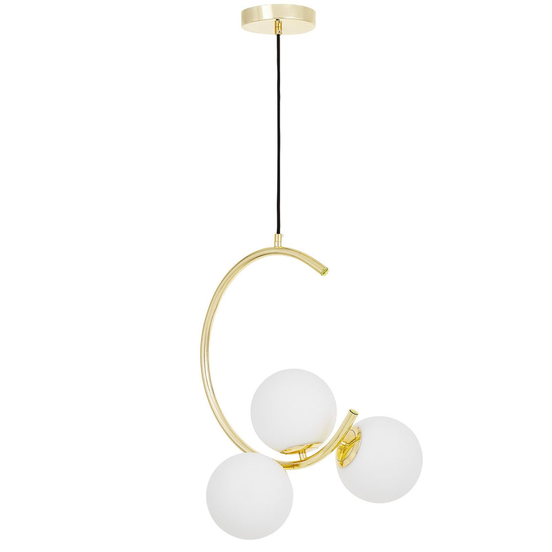 Lumina Deco Bonio 3L pendant ceiling lamp E27, H 48cm