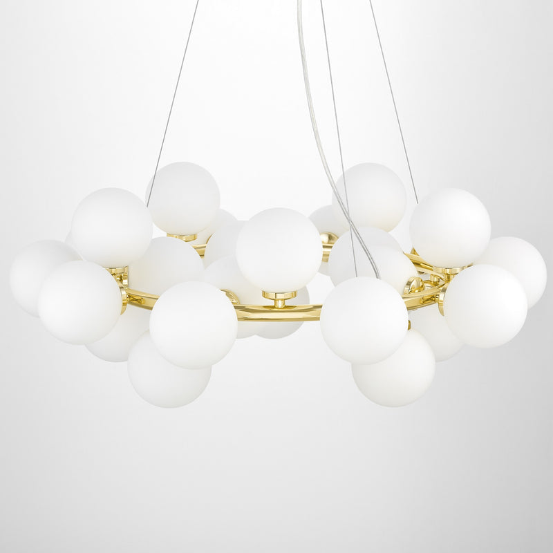 Lumina Deco Marsiada 25L chandelier G9, D 70cm