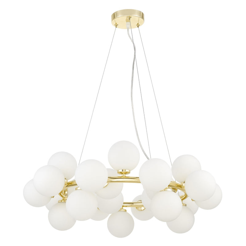 Lumina Deco Marsiada 25L pendant ceiling lamp G9, D 70cm