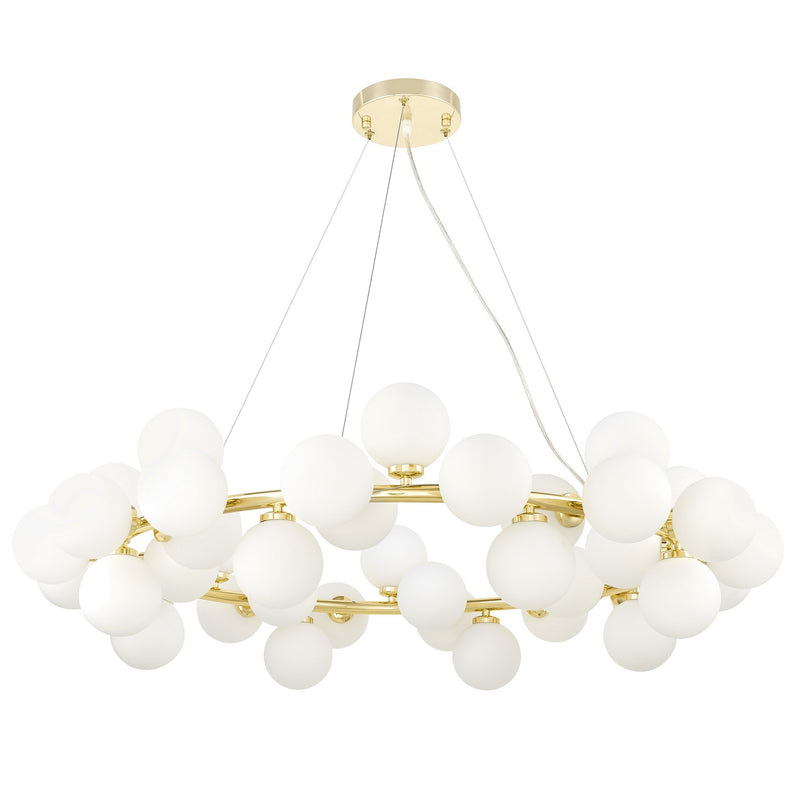 Lumina Deco Marsiada 40L pendant ceiling lamp G9, D 100cm