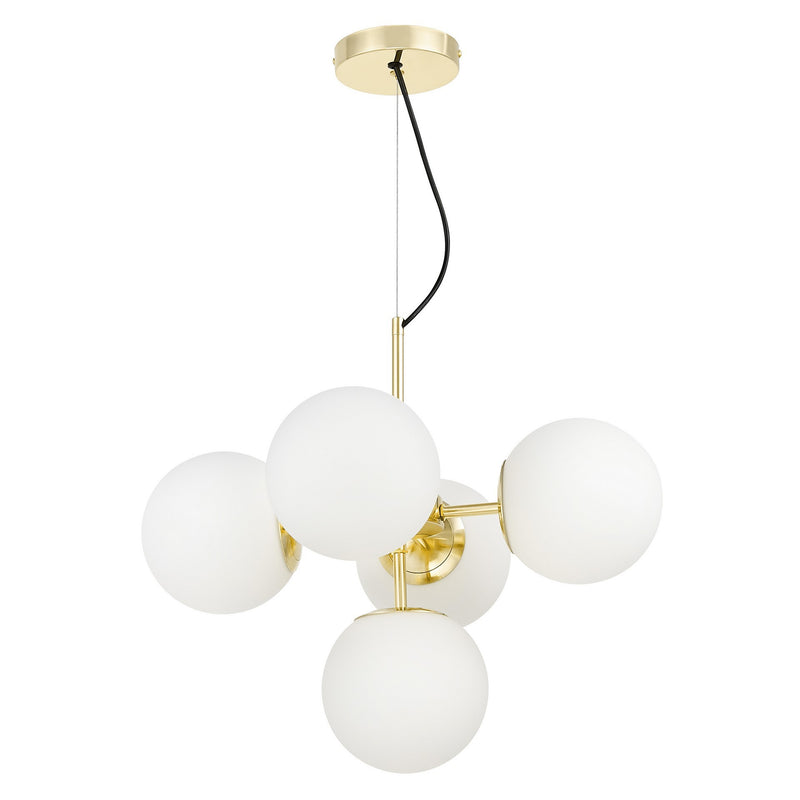 Lumina Deco Stelvio 5L pendant ceiling lamp E27, D 46cm