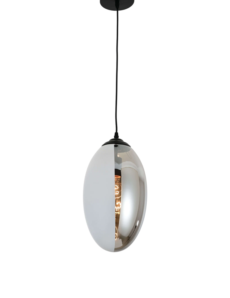 Lumina Deco Carlton 1L pendant ceiling lamp E27, D 18cm