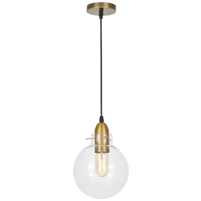 Lumina Deco Calvi 1L pendant ceiling lamp E27, D 17cm