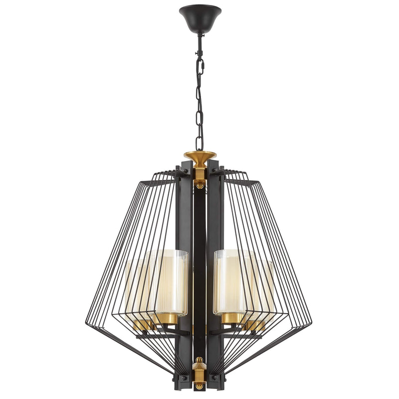 Lumina Deco Canti 5L pendant ceiling lamp E27, D 55cm