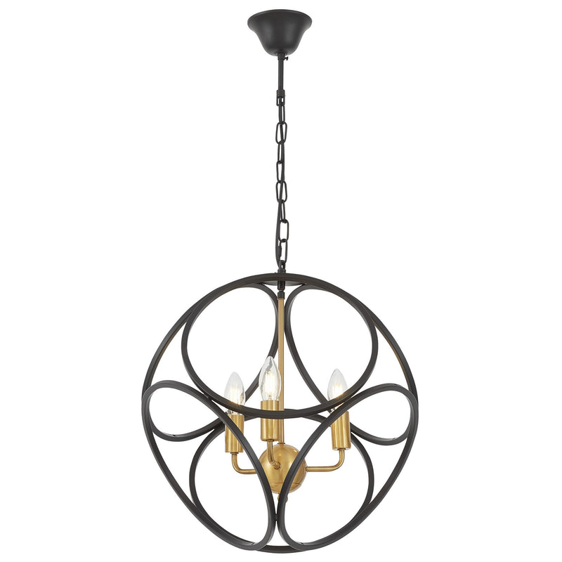 Lumina Deco Casai 3L pendant ceiling lamp E14, D 42cm