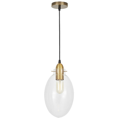 Lumina Deco Renton 1L pendant ceiling lamp E27, D 16cm