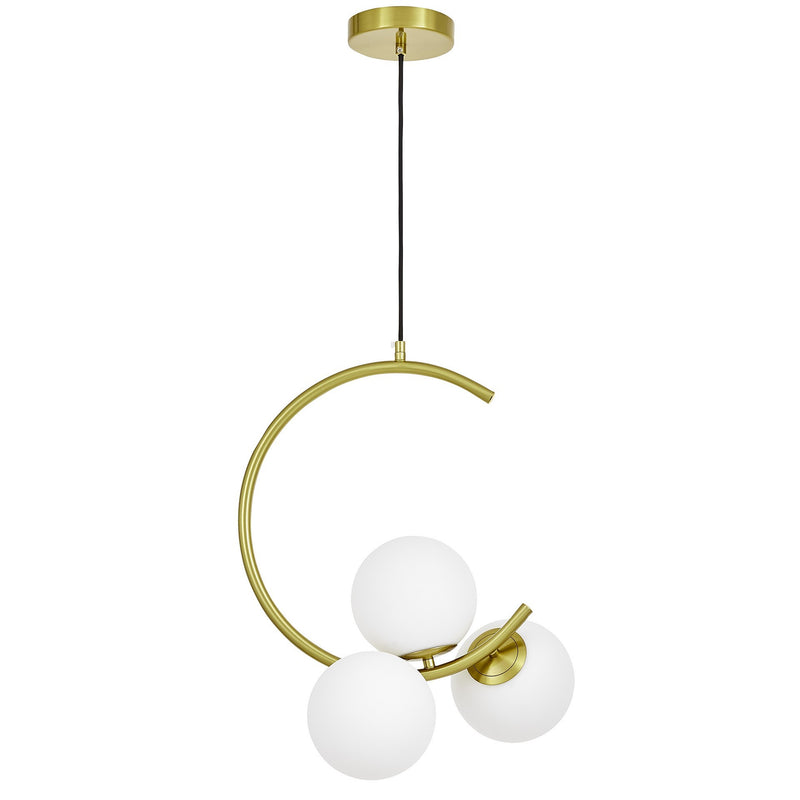 Lumina Deco Bonio 3L pendant ceiling lamp E27, H 48cm