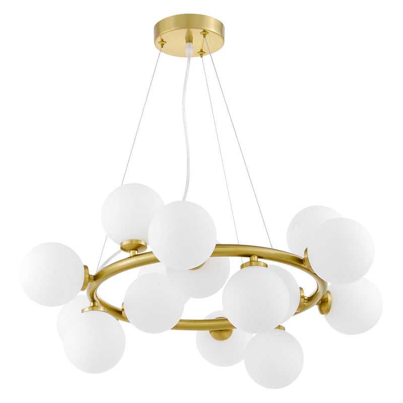 Lumina Deco Marsiada 15L pendant ceiling lamp G9, D 60cm