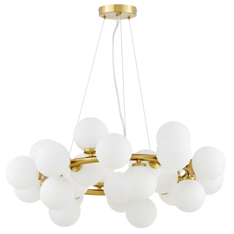 Lumina Deco Marsiada 25L pendant ceiling lamp G9, D 70cm