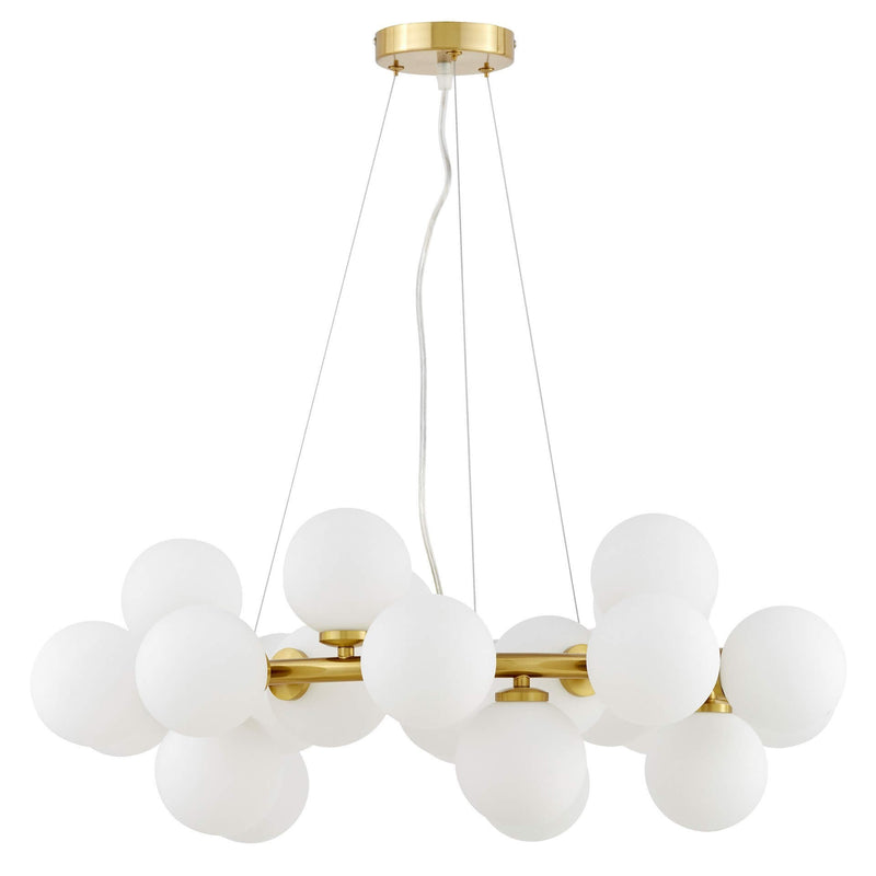 Lumina Deco Marsiada 25L chandelier G9, D 70cm