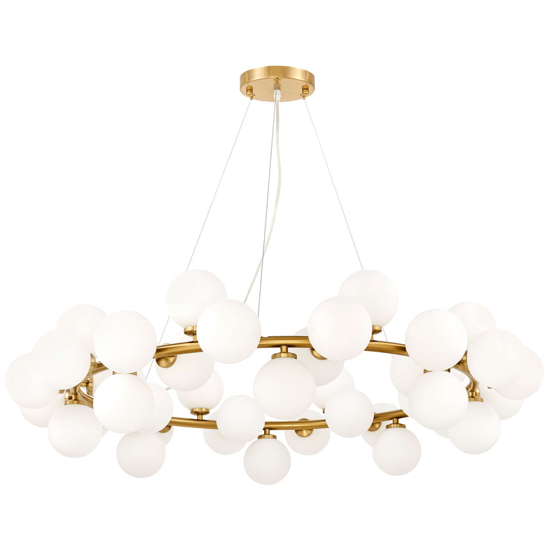 Lumina Deco Marsiada 40L pendant ceiling lamp G9, D 100cm