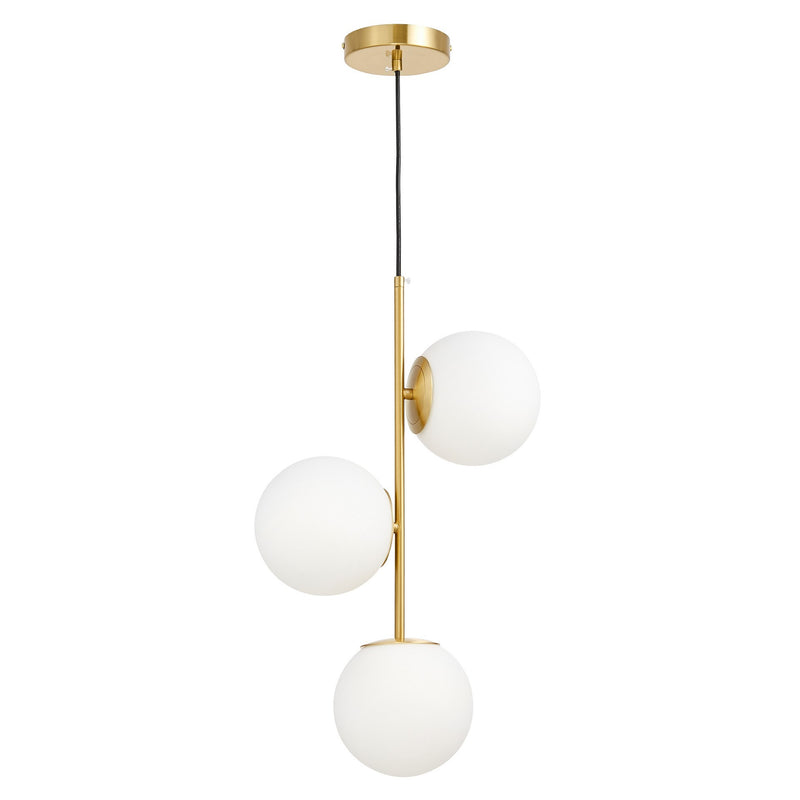 Lumina Deco Stelvio 3L pendant ceiling lamp E27, H 55cm