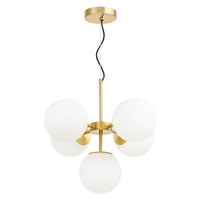 Lumina Deco Stelvio 5L pendant ceiling lamp E27, D 46cm