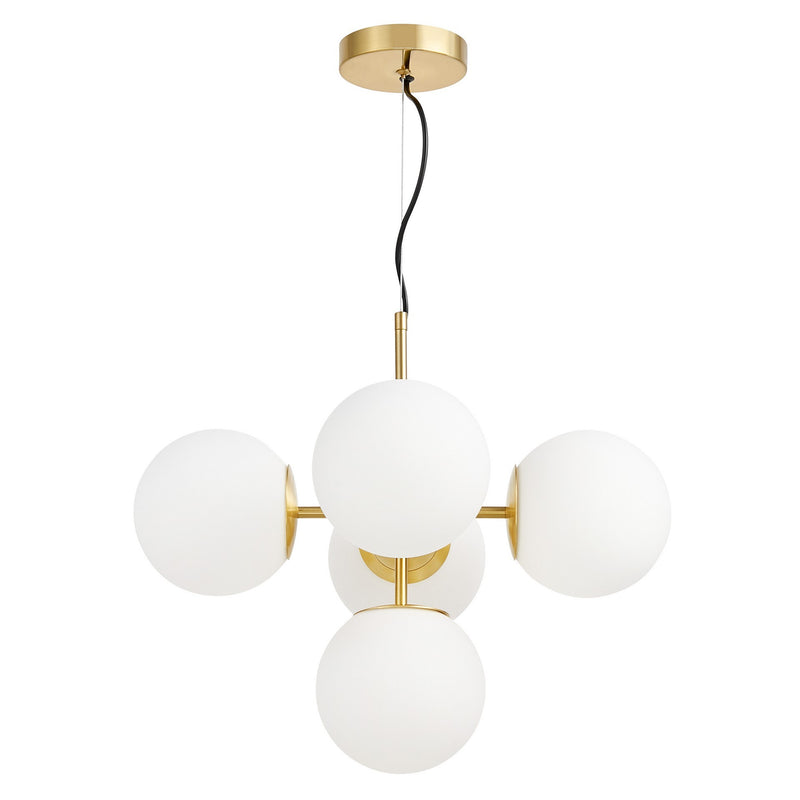 Lumina Deco Stelvio 5L pendant ceiling lamp E27, D 46cm