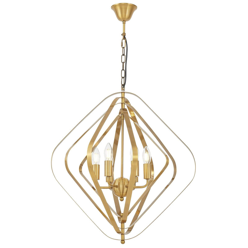 Lumina Deco Zewa 6L pendant ceiling lamp E14, D 58cm