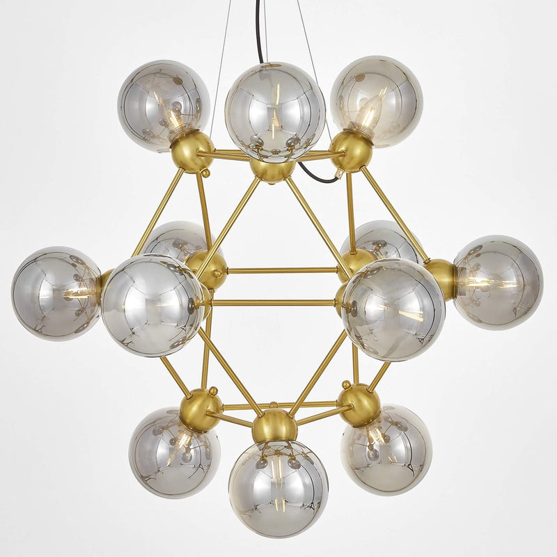 Lumina Deco Zodiac 12L chandelier E27, D 84cm