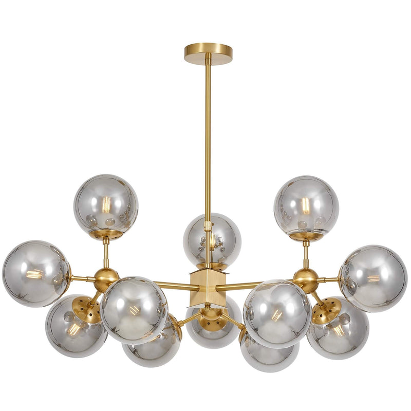 Lumina Deco Zodiac 12L chandelier E27, D 90cm