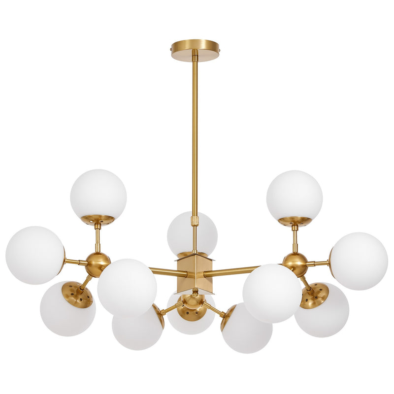 Lumina Deco Zodiac 12L chandelier E27, D 90cm