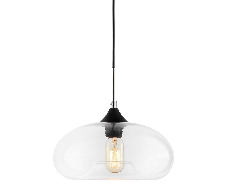 Lumina Deco Brosso 1L pendant ceiling lamp E27, D 30cm