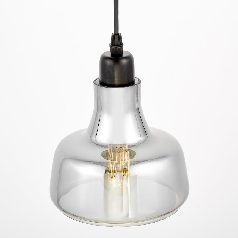 Lumina Deco Bormio 1L pendant ceiling lamp E27, D 16cm