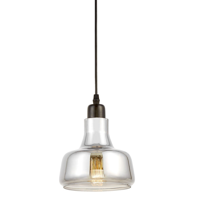 Lumina Deco Bormio 1L pendant ceiling lamp E27, D 16cm