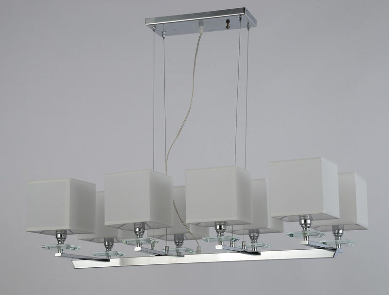 Lumina Deco 8L linear suspension ceiling lamp E14, W 92cm