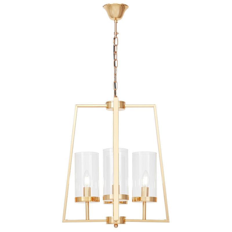 Lumina Deco Fedi 4L pendant ceiling lamp E14, H 52cm