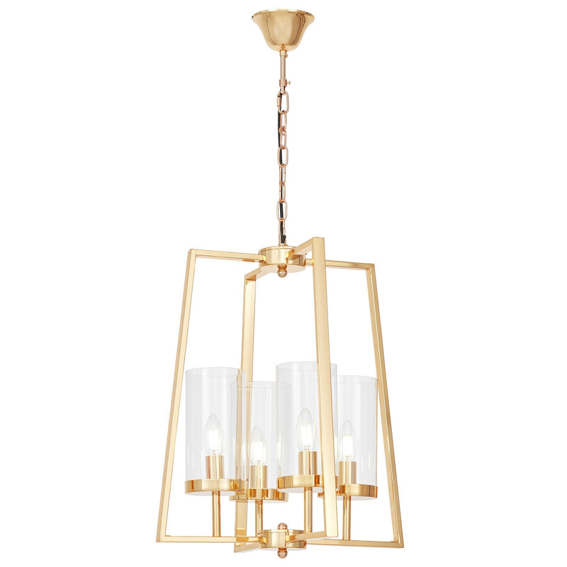 Lumina Deco Fedi 4L pendant ceiling lamp E14, H 52cm