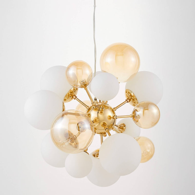 Lumina Deco Galaxids 10L chandelier E27 / G9, D 55cm