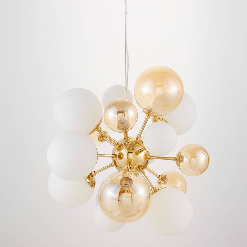 Lumina Deco Galaxids 10L chandelier E27 / G9, D 55cm