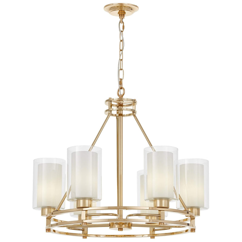 Lumina Deco Marietta 6L chandelier E27, D 63cm