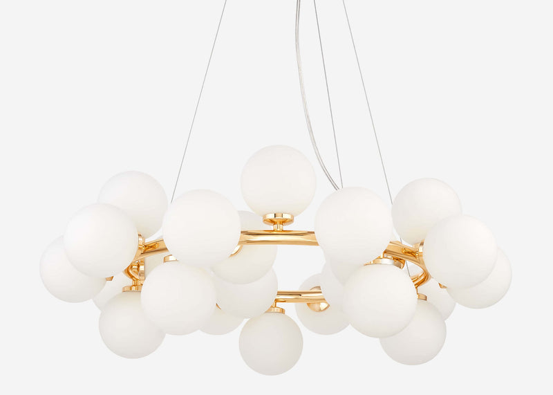 Lumina Deco Marsiada 25L chandelier G9, D 70cm